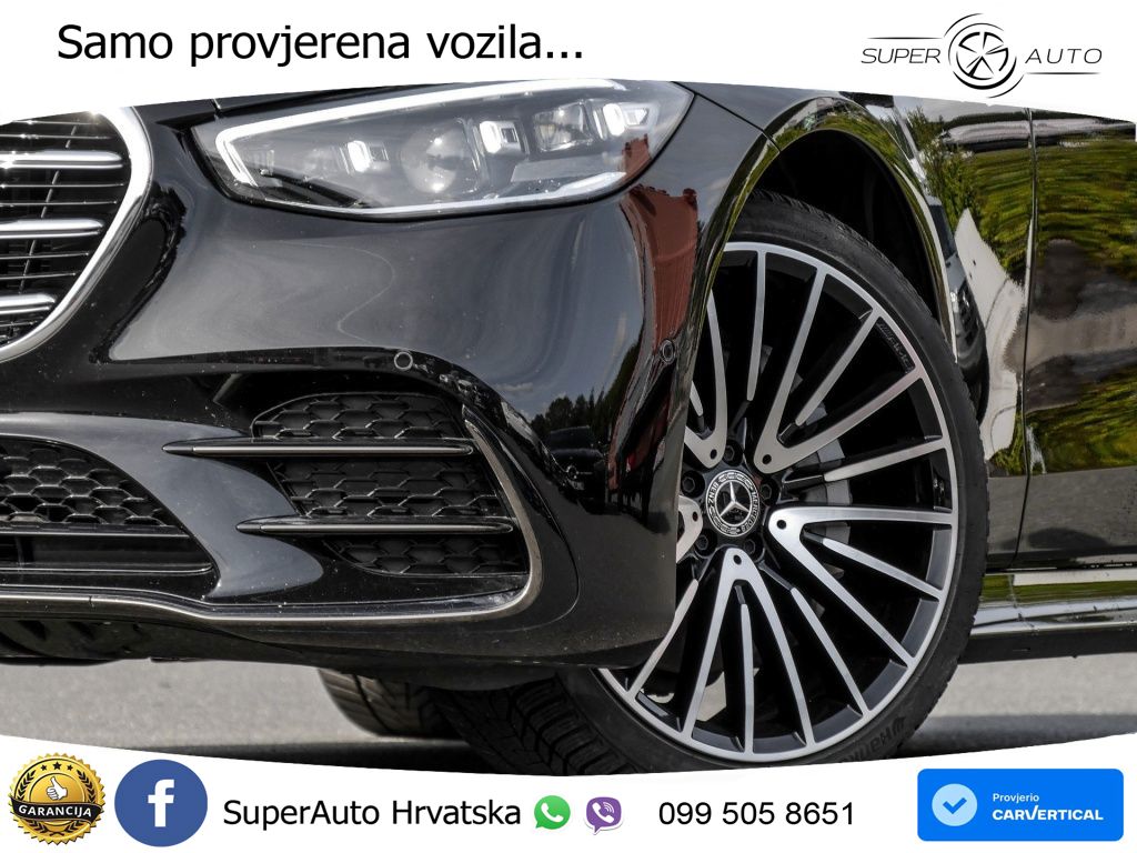 Mercedes S 450d (367 KS) EQ Boost 4MATIC 9G-TRONIC AMG ZRAČNI+ACC+GR SJED+KAM+PANO