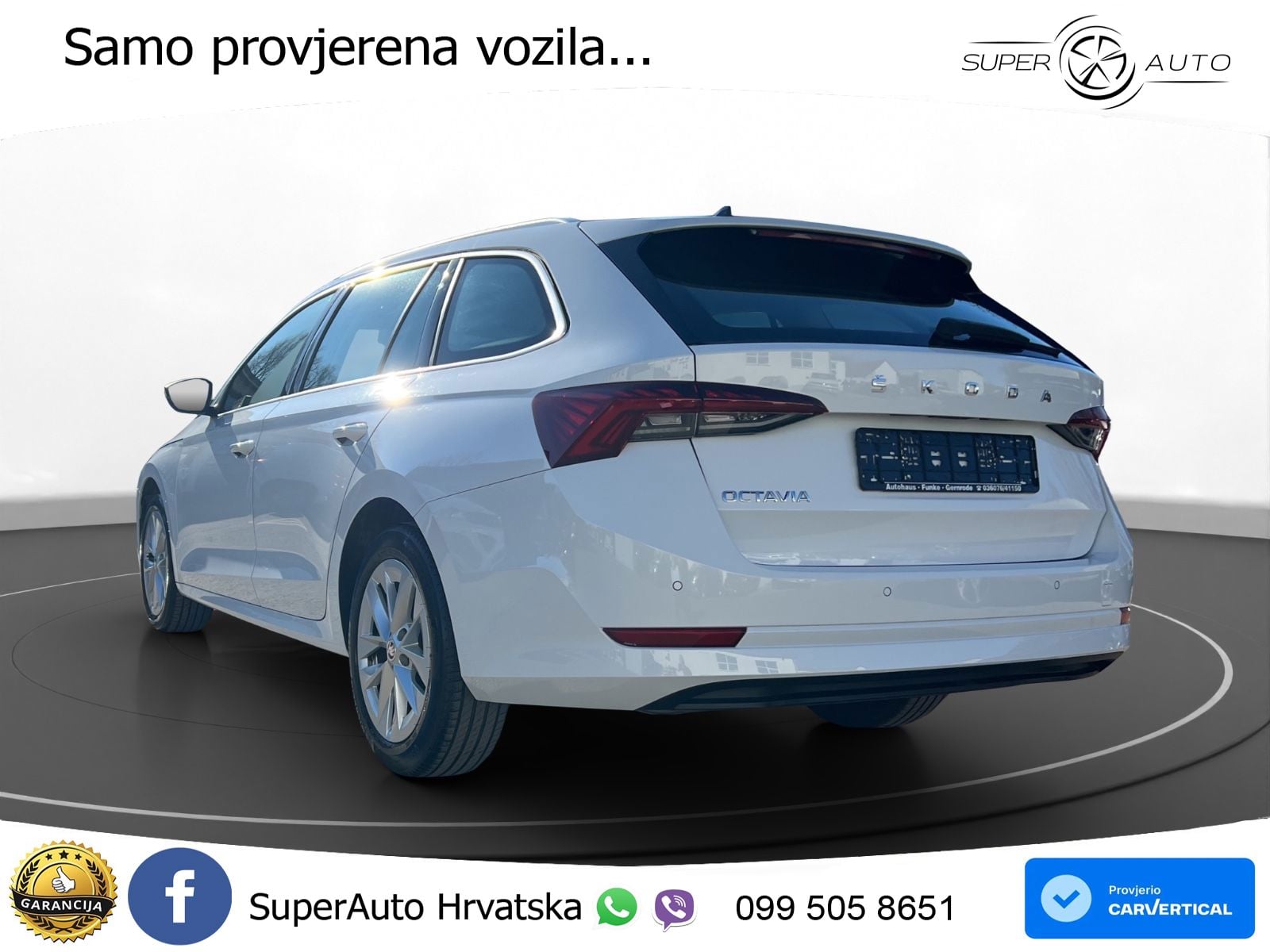 Škoda Octavia Combi 2.0 TDI (150 KS) DSG LED+GR SJED+ACC