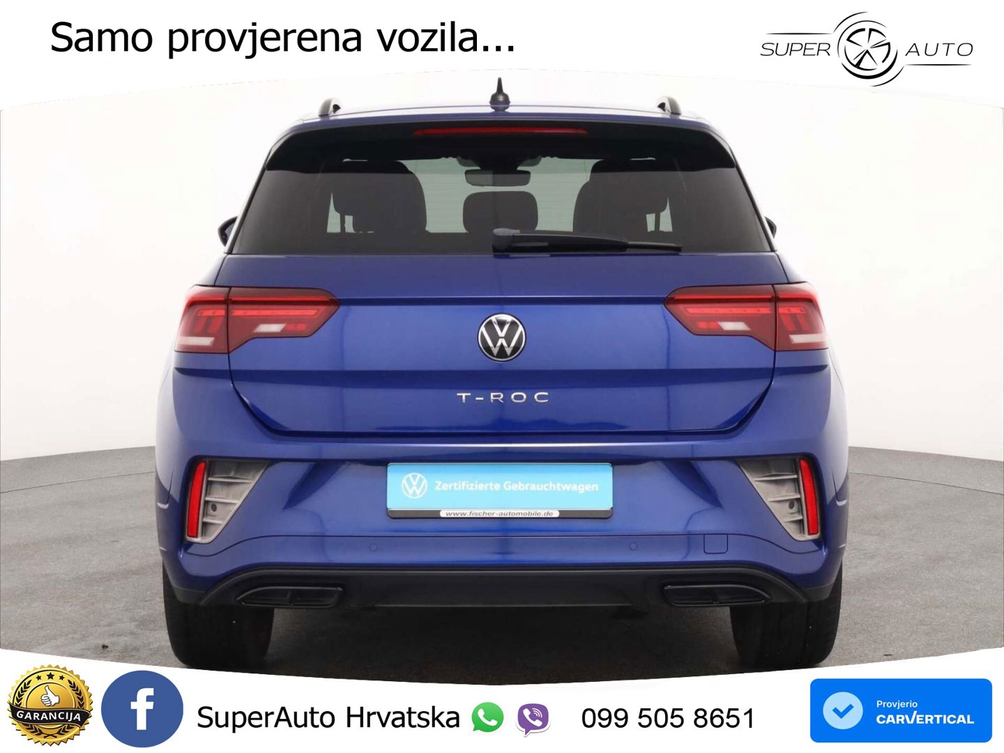 Volkswagen T-Roc 1.5 TSI (150 KS) R-Line LED+GR SJED+ACC