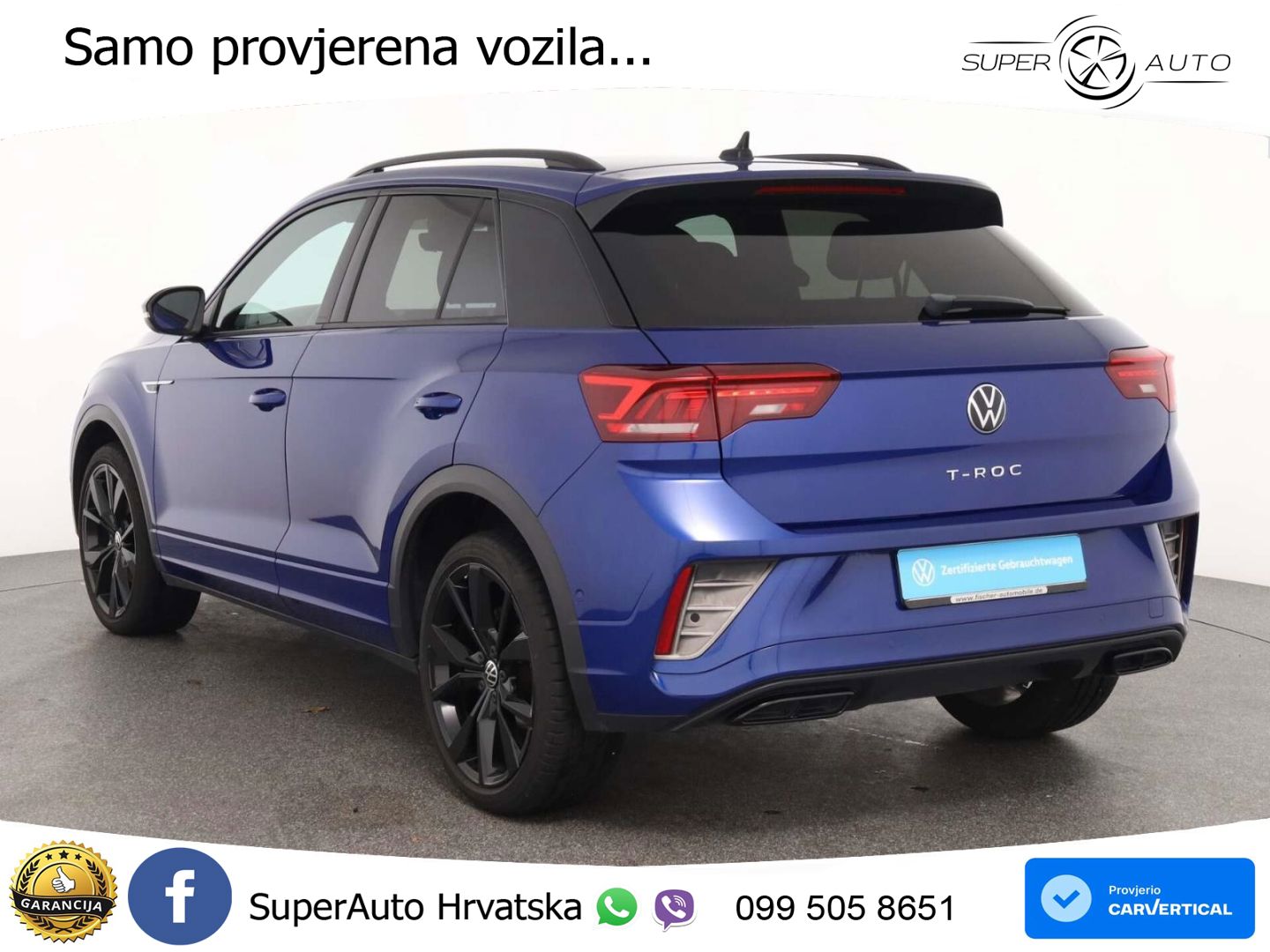 Volkswagen T-Roc 1.5 TSI (150 KS) R-Line LED+GR SJED+ACC