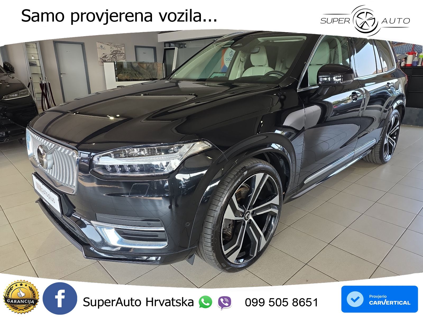 Volvo XC90 2.0 B5 Diesel AWD Automatic ACC+HEAD+4xGR SJED+360+PANO
