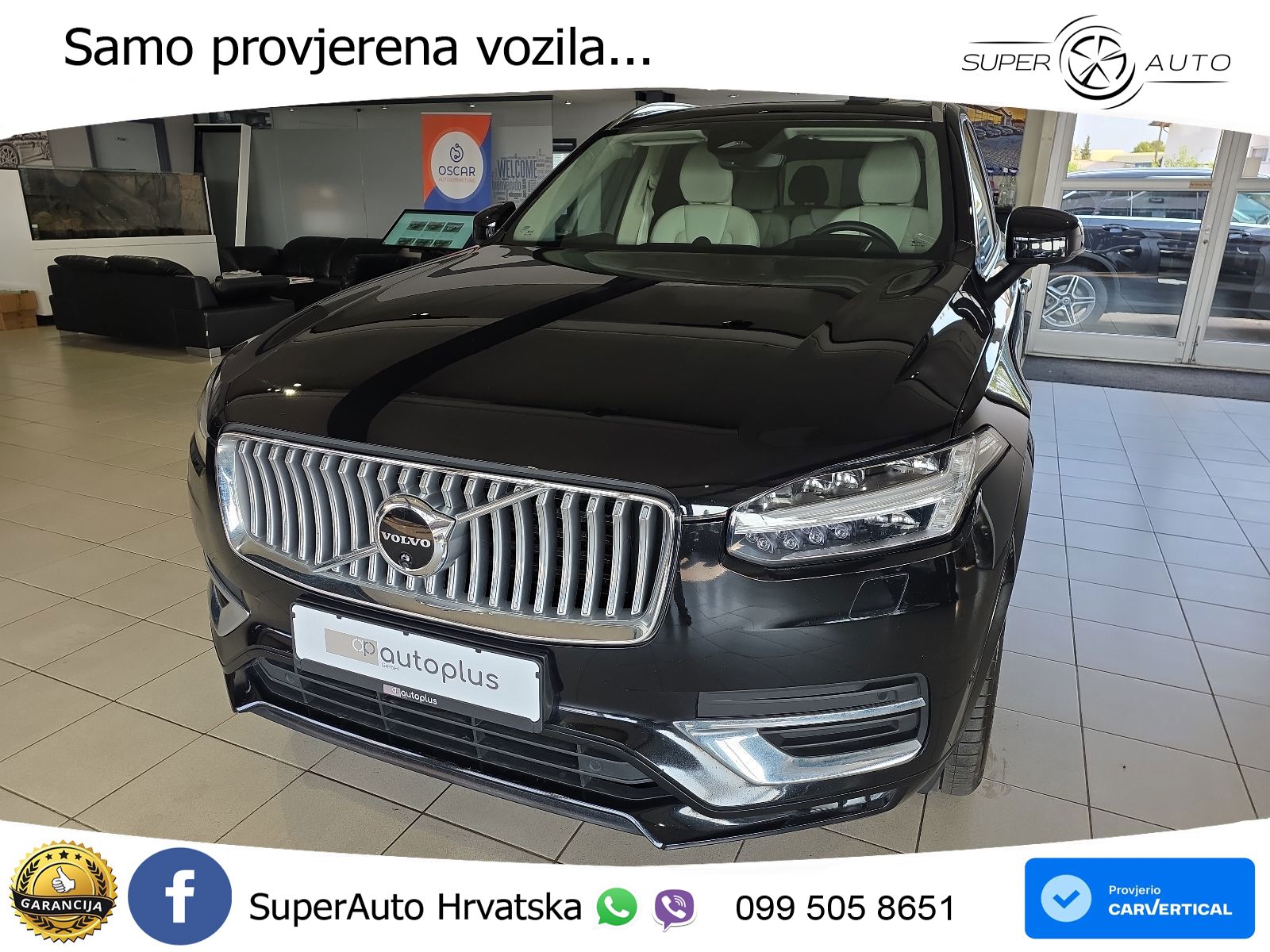 Volvo XC90 2.0 B5 Diesel AWD Automatic ACC+HEAD+4xGR SJED+360+PANO