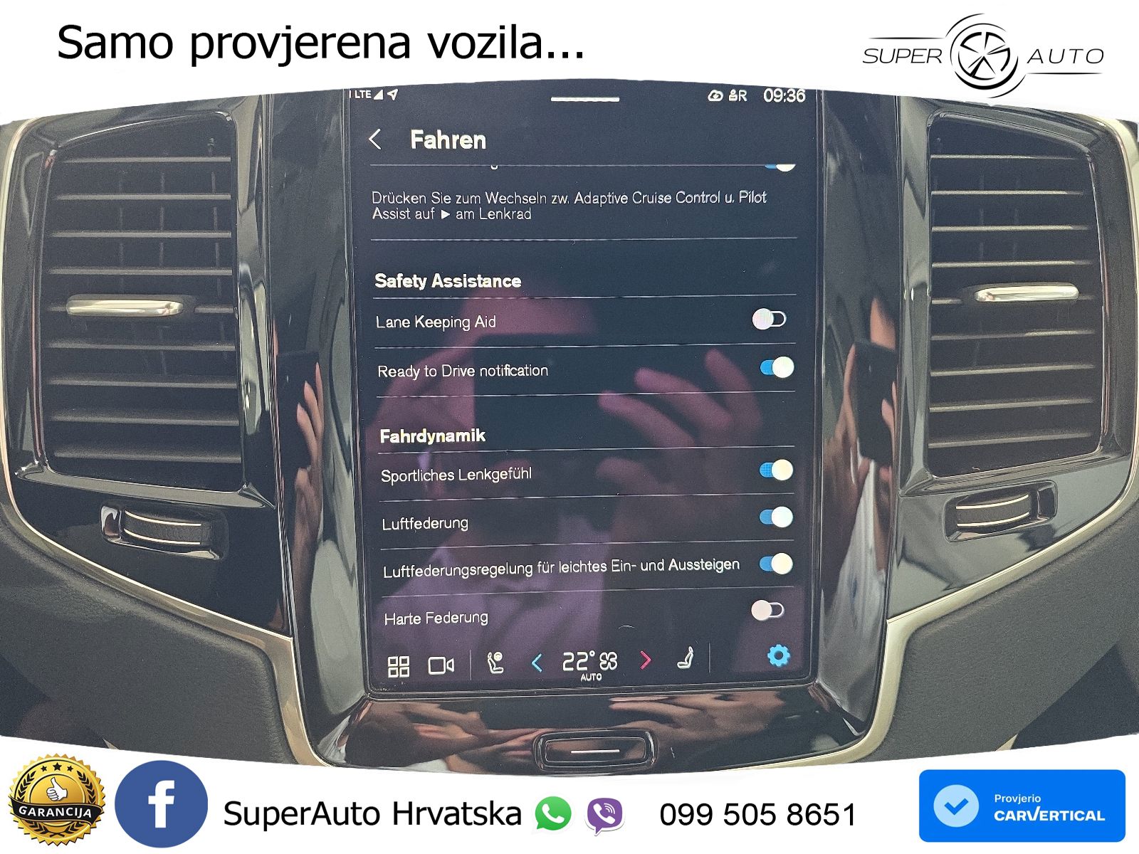 Volvo XC90 2.0 B5 Diesel AWD Automatic ACC+HEAD+4xGR SJED+360+PANO