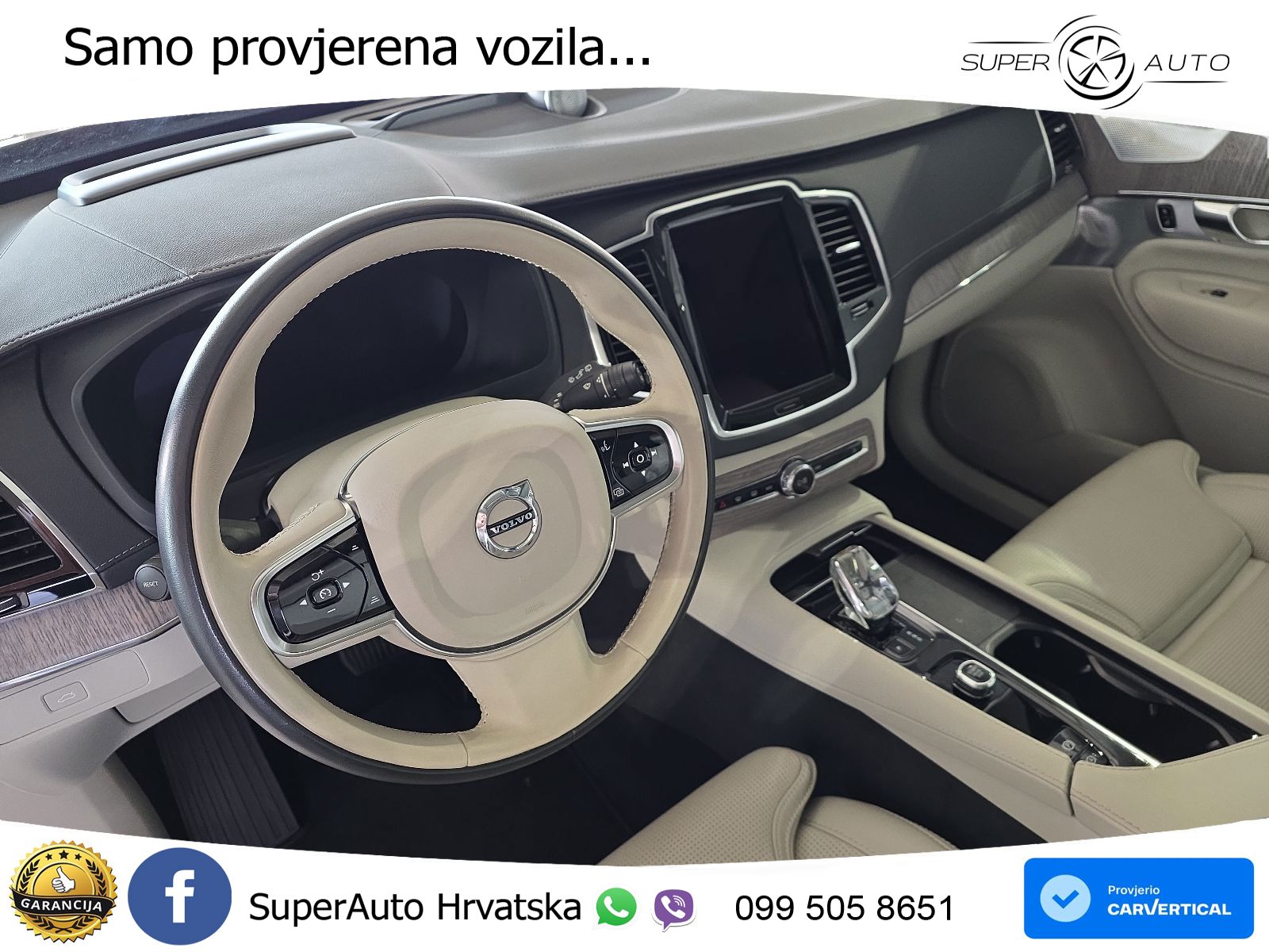 Volvo XC90 2.0 B5 Diesel AWD Automatic ACC+HEAD+4xGR SJED+360+PANO