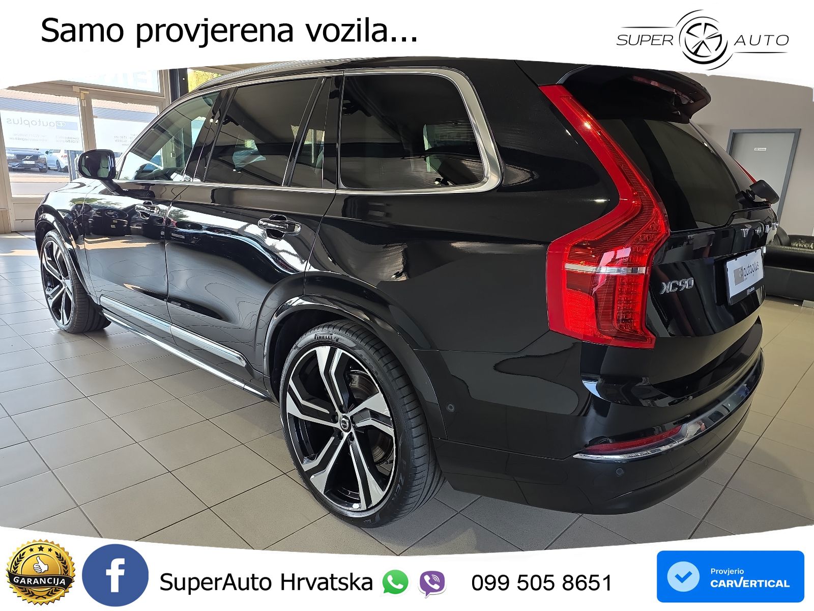 Volvo XC90 2.0 B5 Diesel AWD Automatic ACC+HEAD+4xGR SJED+360+PANO