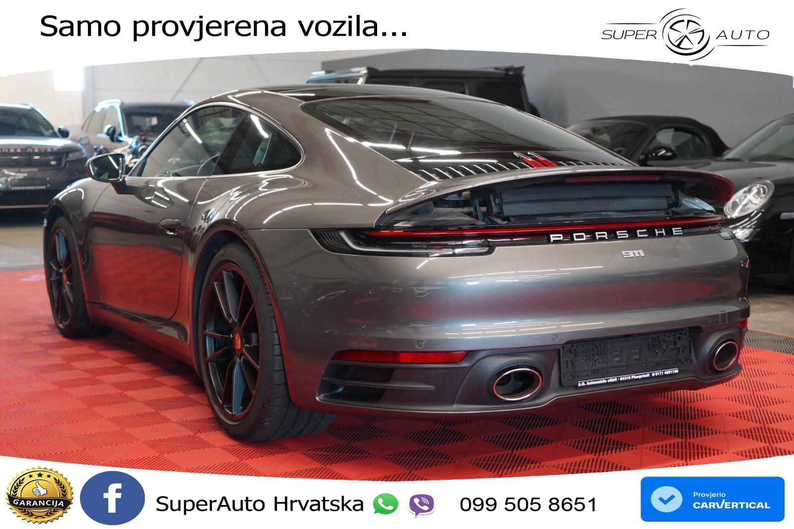 Porsche 911 Carrera 3.0 (385 KS) PDK ZRAČNI+ACC+GR SJED+KAM+PANO