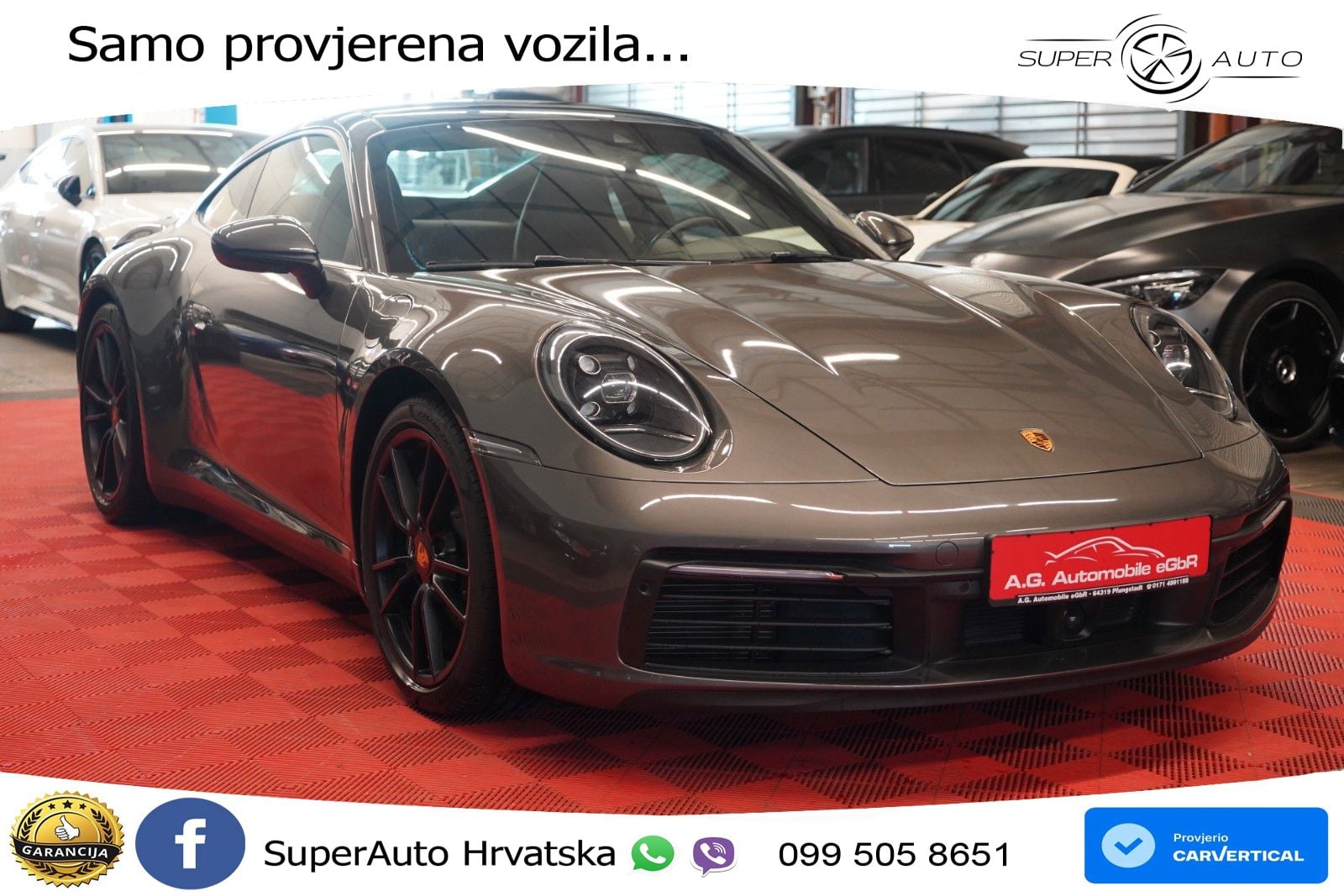Porsche 911 Carrera 3.0 (385 KS) PDK ZRAČNI+ACC+GR SJED+KAM+PANO