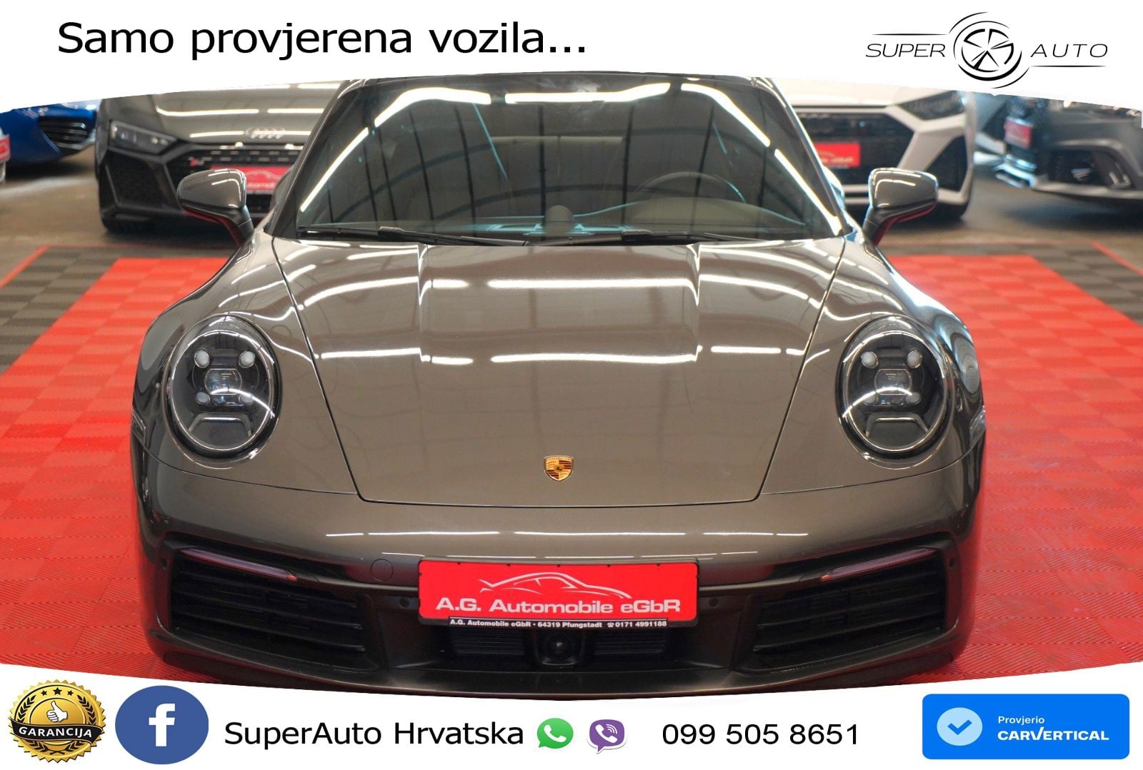 Porsche 911 Carrera 3.0 (385 KS) PDK ZRAČNI+ACC+GR SJED+KAM+PANO