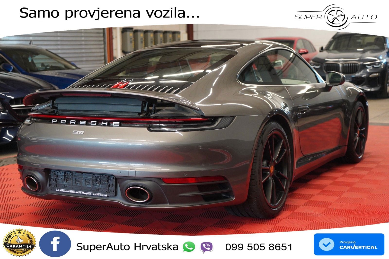 Porsche 911 Carrera 3.0 (385 KS) PDK ZRAČNI+ACC+GR SJED+KAM+PANO