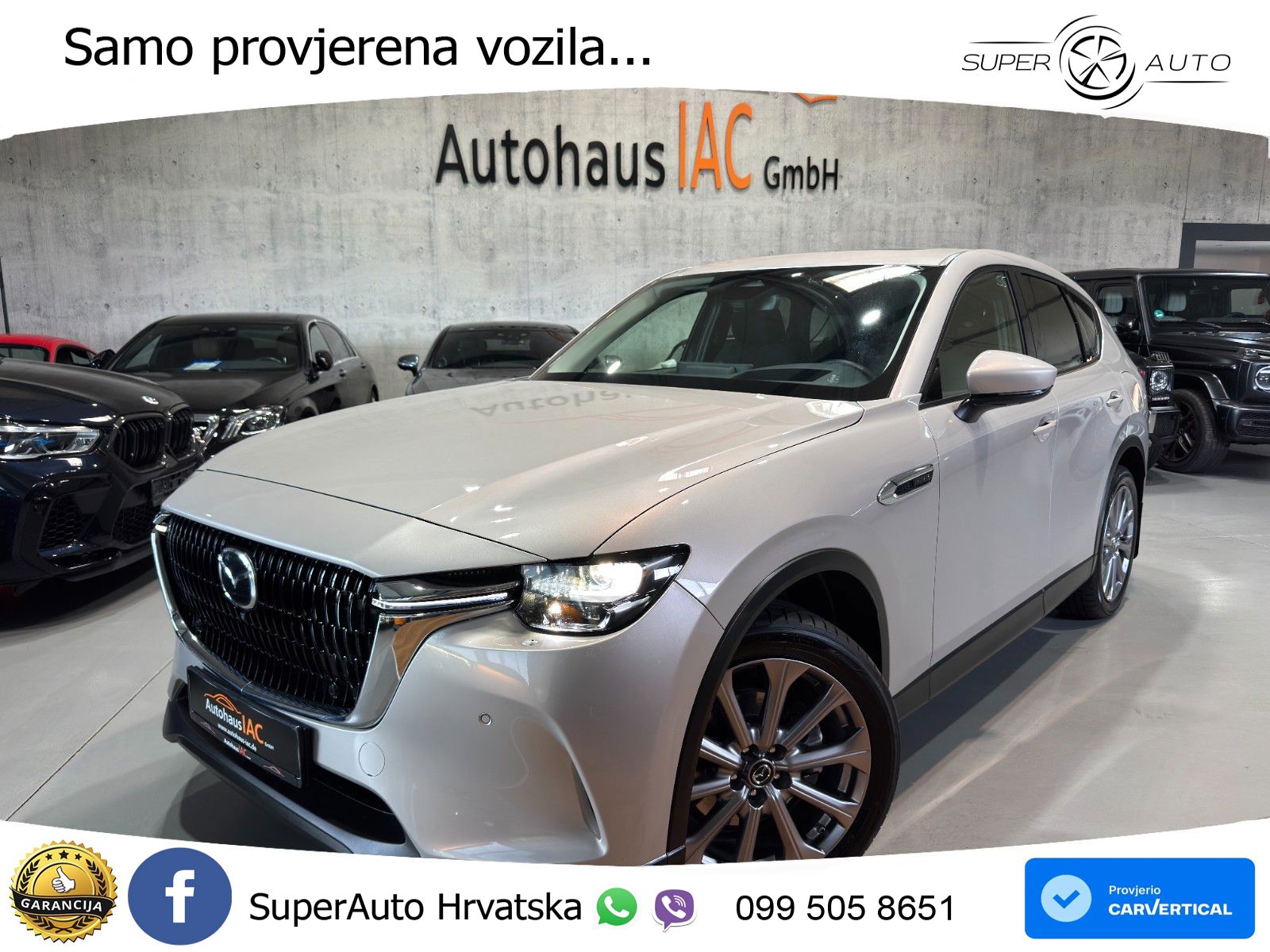Mazda CX-60 3.3 e-Skyactiv D (254 KS) AWD Automatic LED+GR SJED+ACC