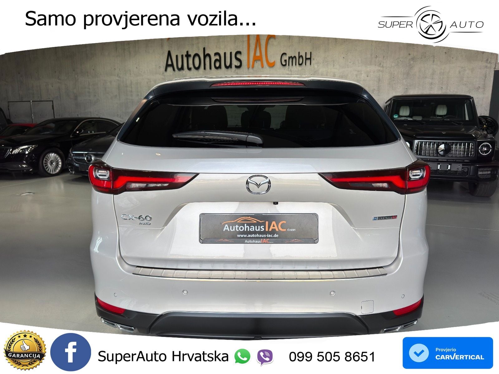 Mazda CX-60 3.3 e-Skyactiv D (254 KS) AWD Automatic LED+GR SJED+ACC