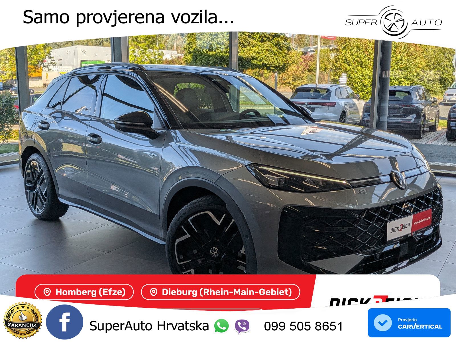 Volkswagen T-Roc 1.5 eTSI (150 KS)  DSG R-Line LED+GR SJED+ACC