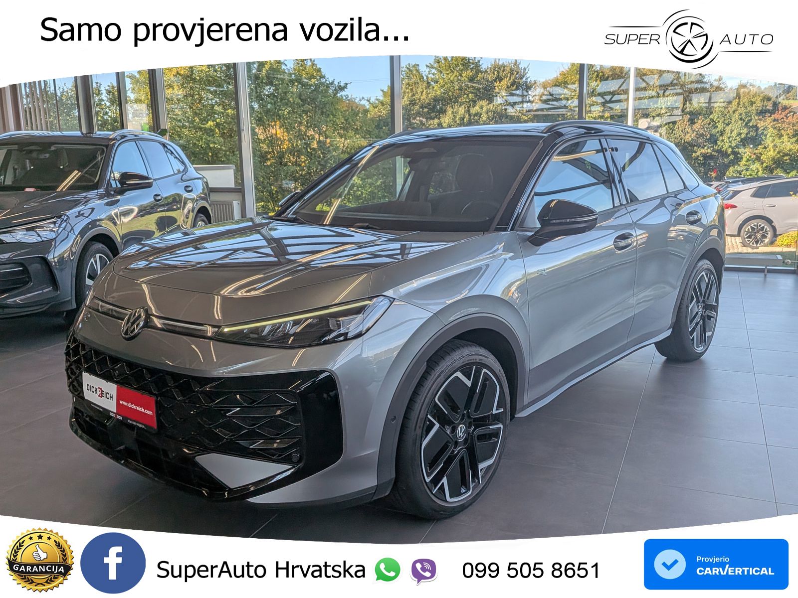 Volkswagen T-Roc 1.5 eTSI (150 KS)  DSG R-Line LED+GR SJED+ACC