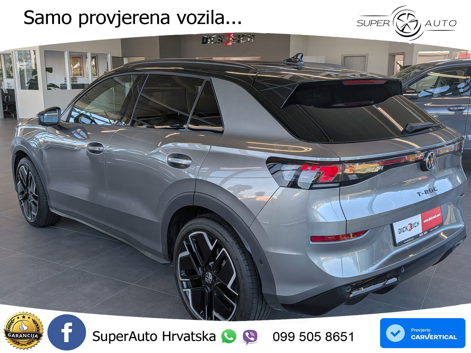 Volkswagen T-Roc 1.5 eTSI (150 KS)  DSG R-Line LED+GR SJED+ACC