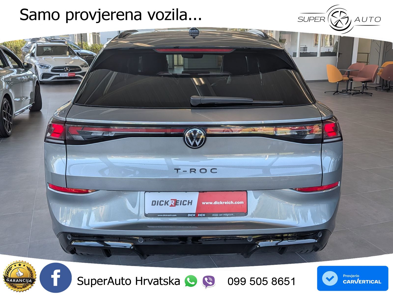 Volkswagen T-Roc 1.5 eTSI (150 KS)  DSG R-Line LED+GR SJED+ACC