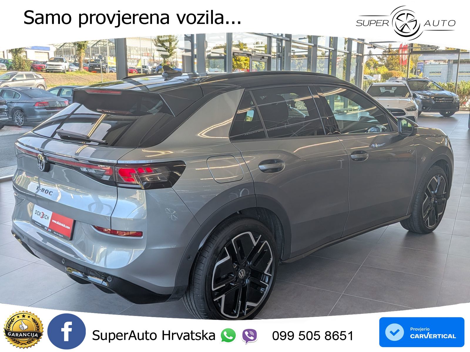 Volkswagen T-Roc 1.5 eTSI (150 KS)  DSG R-Line LED+GR SJED+ACC