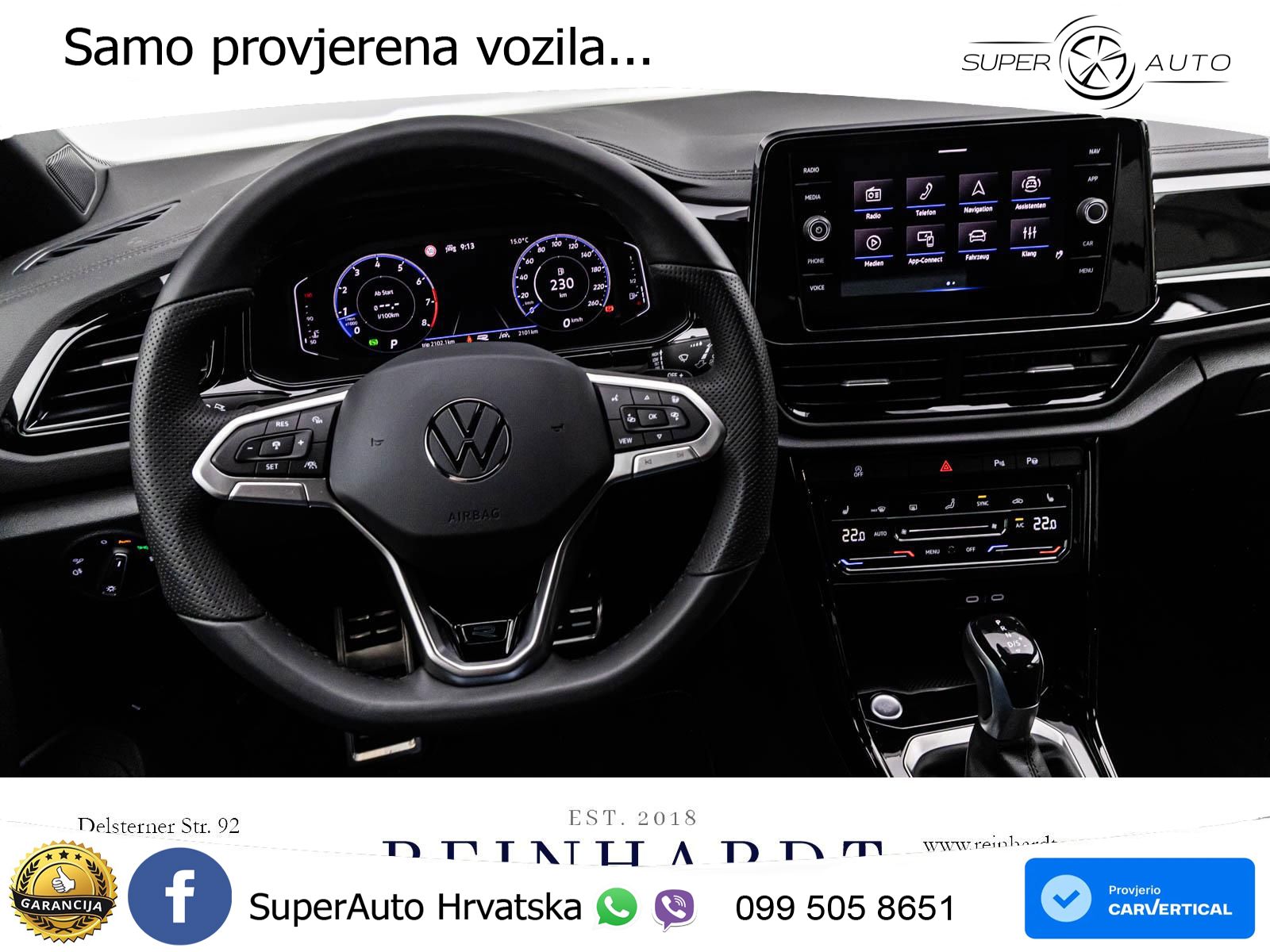 Volkswagen T-Roc 1.5 TSI (150 KS) DSG LED+GR SJED+ACC