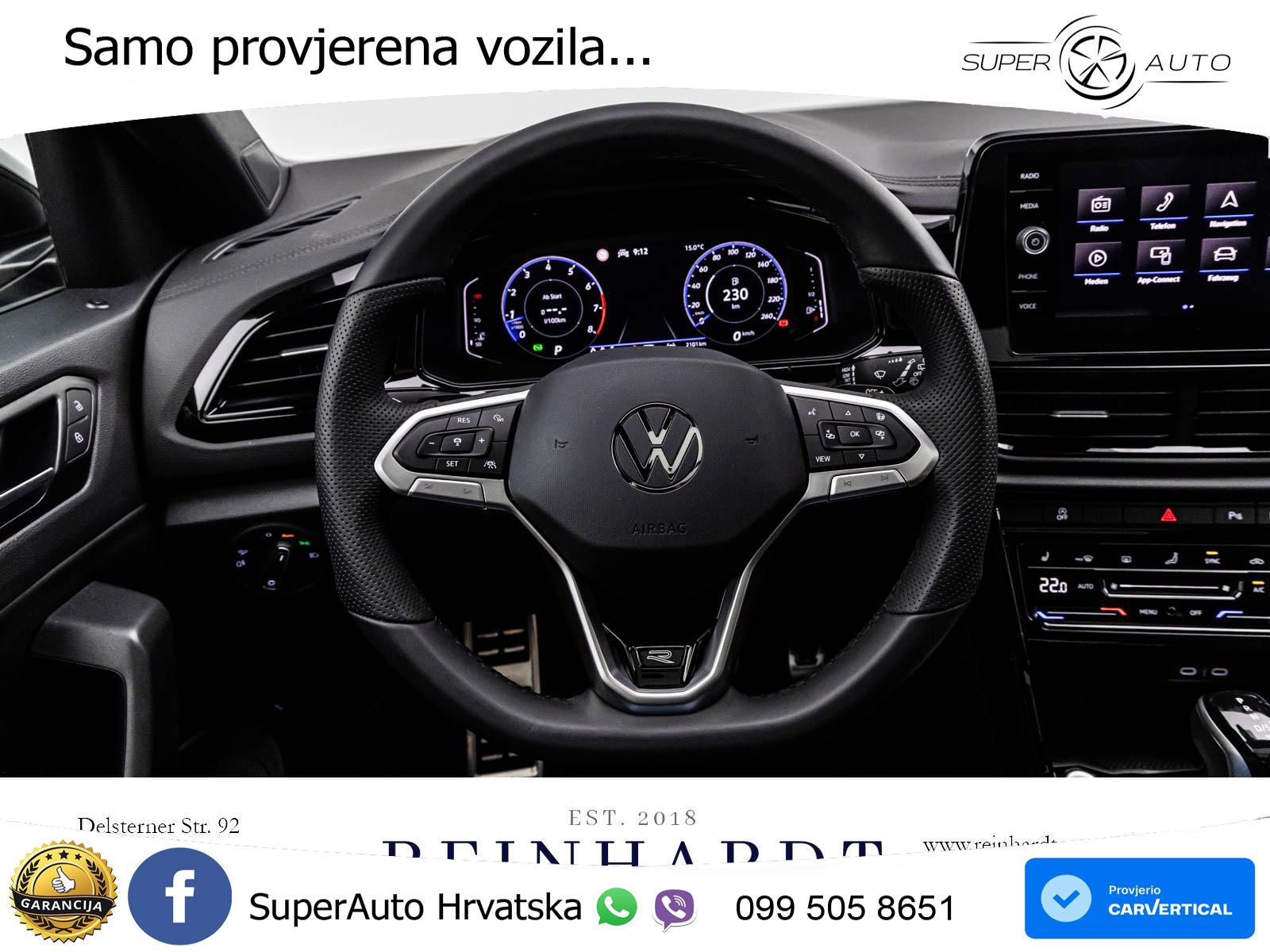 Volkswagen T-Roc 1.5 TSI (150 KS) DSG LED+GR SJED+ACC