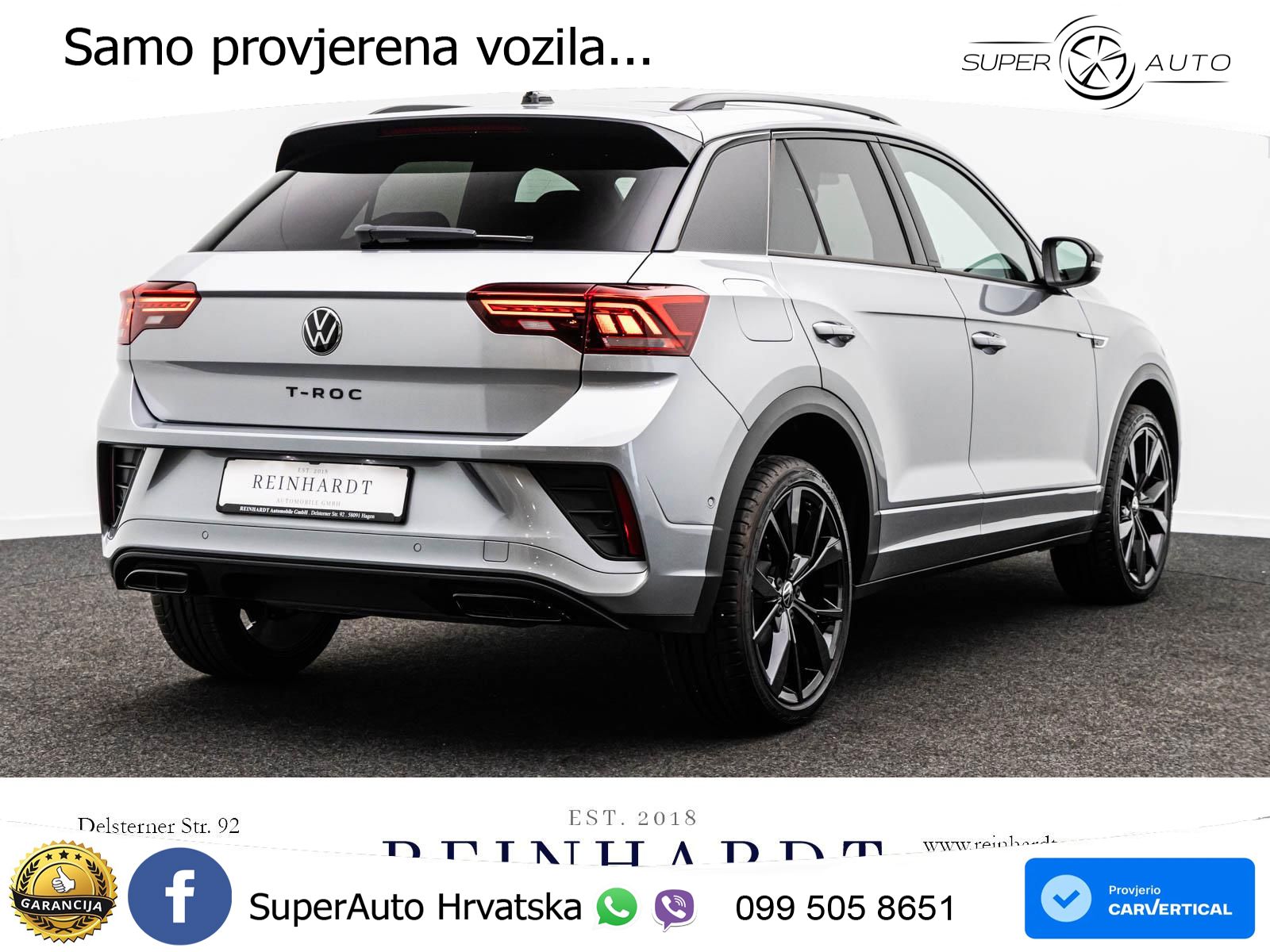 Volkswagen T-Roc 1.5 TSI (150 KS) DSG LED+GR SJED+ACC