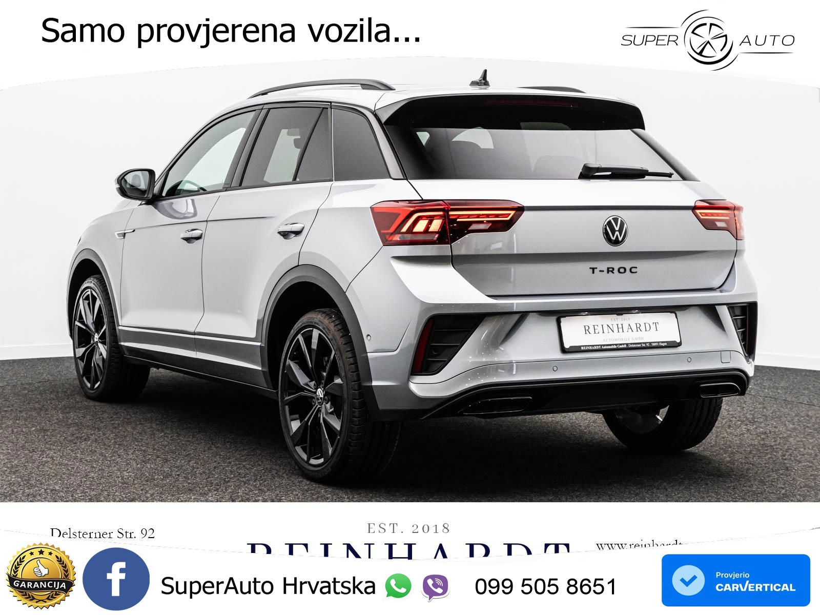 Volkswagen T-Roc 1.5 TSI (150 KS) DSG LED+GR SJED+ACC