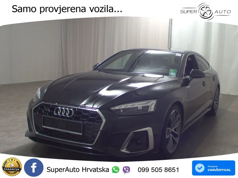 Audi A5 Sportback 45 TFSI (245 KS) quattro ultra S tronic S line MATRIX+GR SJED+KAM