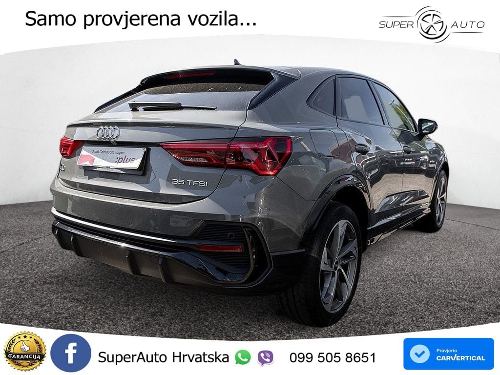 Audi Q3 Sportback 35 TFSI (150 KS) S tronic S line MATRIX+GR SJED+KAM