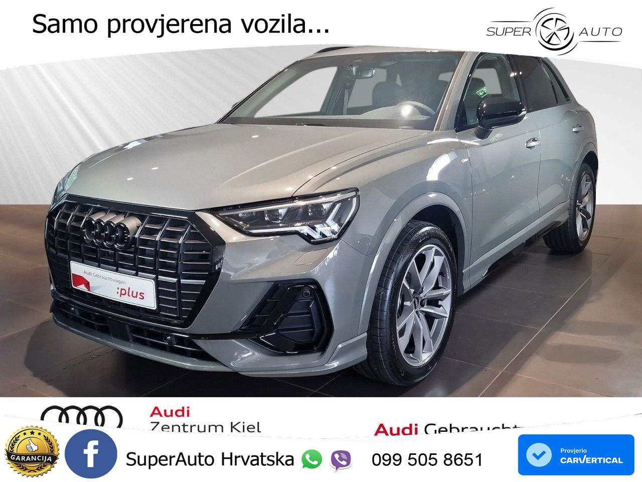 Audi Q3 35 TFSI (150 KS) S tronic S line MATRIX+GR SJED+KAM