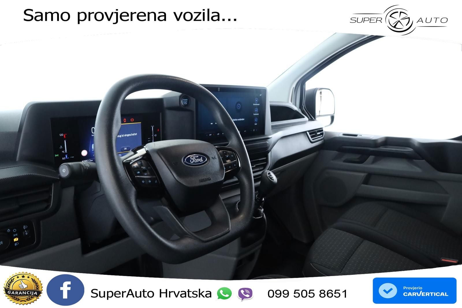Ford Transit Custom 280 Kasten L1 Trend 3 LED App PDC 110 KS