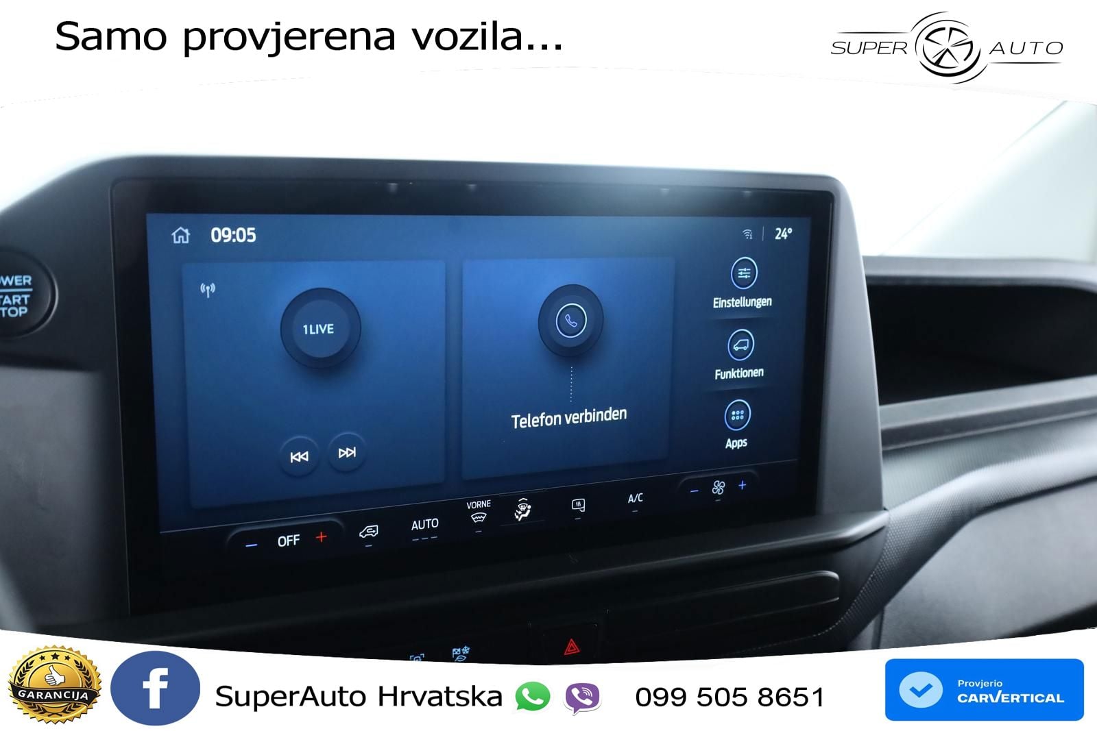 Ford Transit Custom 280 Kasten L1 Trend 3 LED App PDC 110 KS