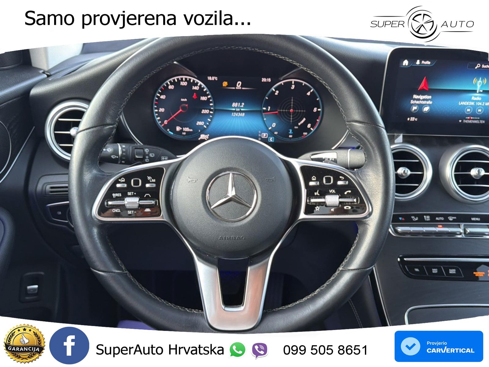 Mercedes GLC 300d (245 KS) 4MATIC G-TRONIC LED+GR SJED+ACC