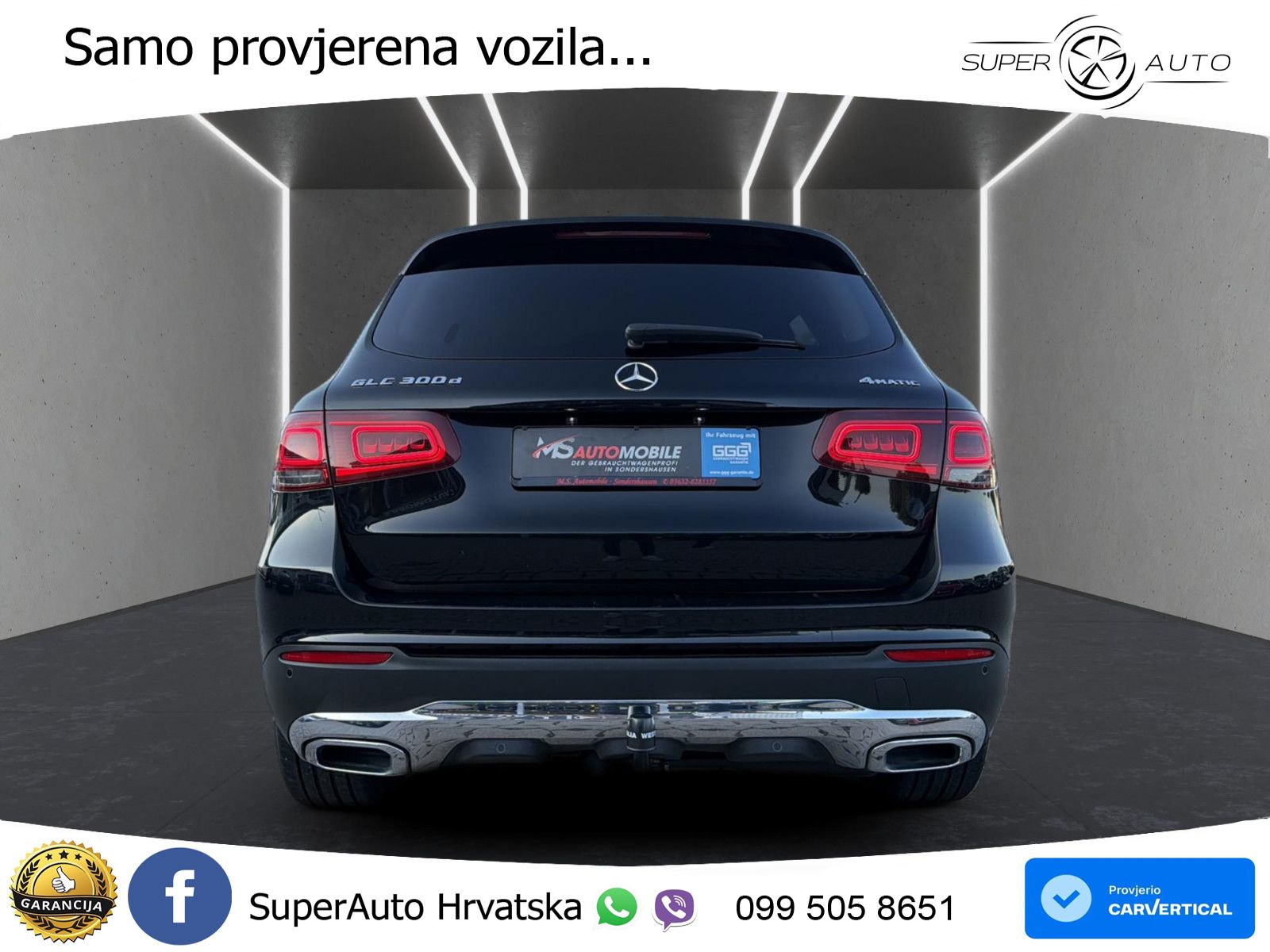 Mercedes GLC 300d (245 KS) 4MATIC G-TRONIC LED+GR SJED+ACC