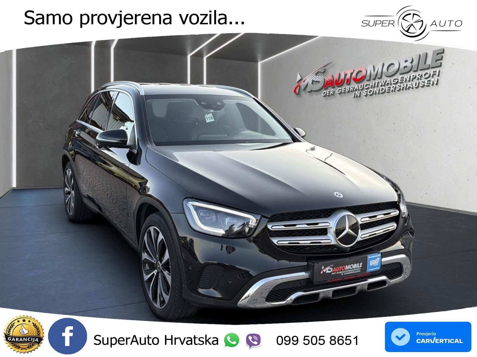 Mercedes GLC 300d (245 KS) 4MATIC G-TRONIC LED+GR SJED+ACC