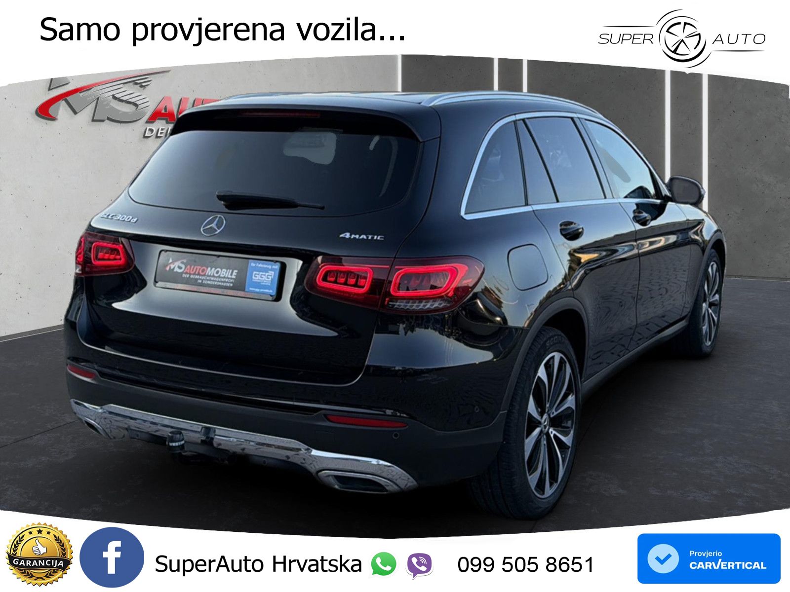 Mercedes GLC 300d (245 KS) 4MATIC G-TRONIC LED+GR SJED+ACC