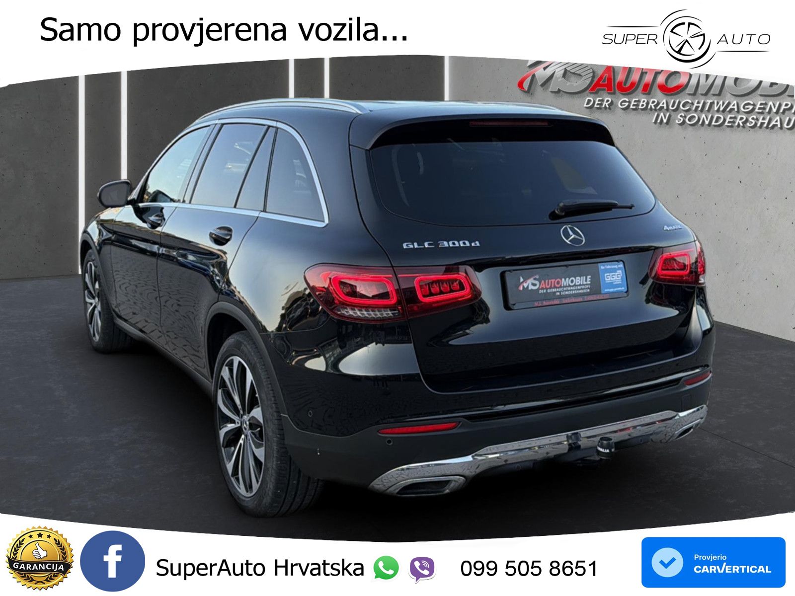 Mercedes GLC 300d (245 KS) 4MATIC G-TRONIC LED+GR SJED+ACC