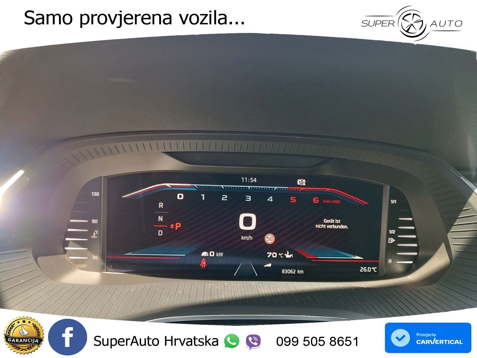Škoda Octavia Combi RS 2.0 TDI (200 KS) DSG LED+GR SJED+ACC