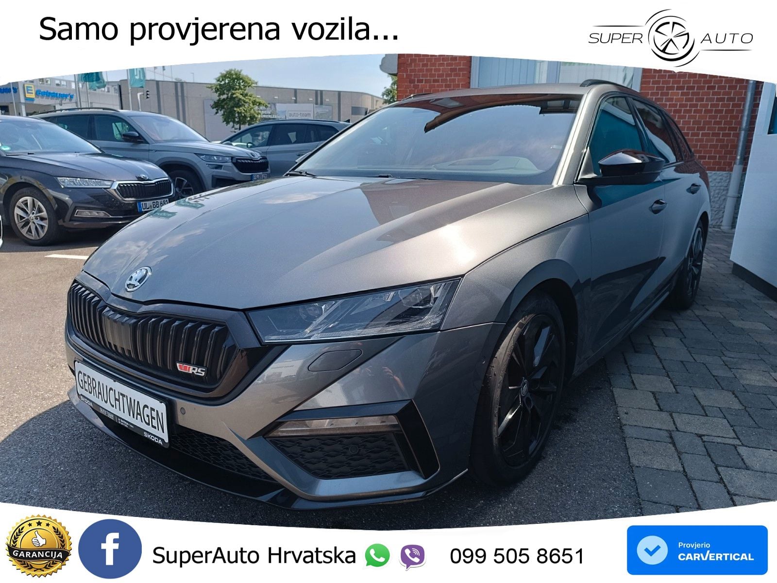Škoda Octavia Combi RS 2.0 TDI (200 KS) DSG LED+GR SJED+ACC