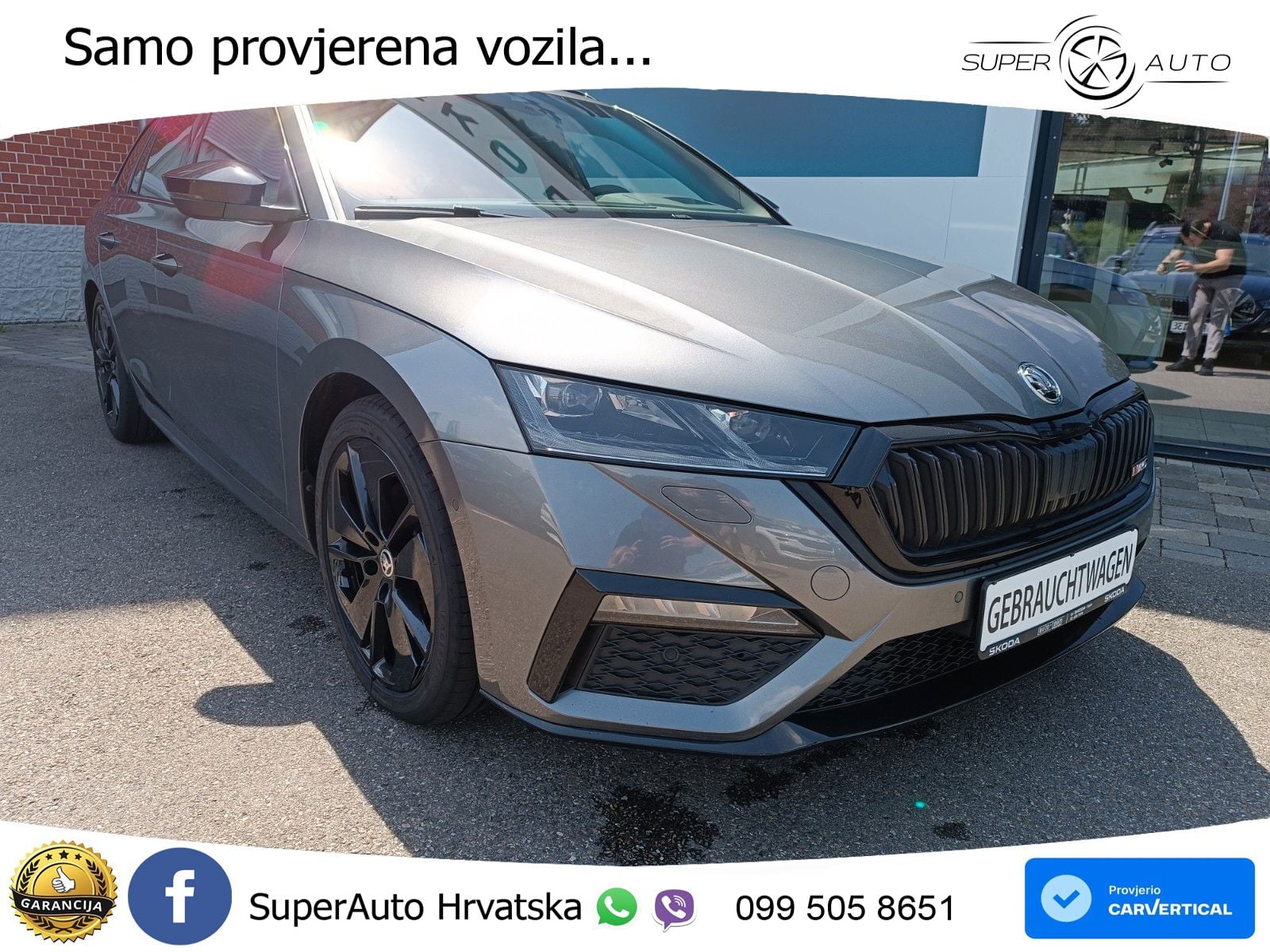Škoda Octavia Combi RS 2.0 TDI (200 KS) DSG LED+GR SJED+ACC