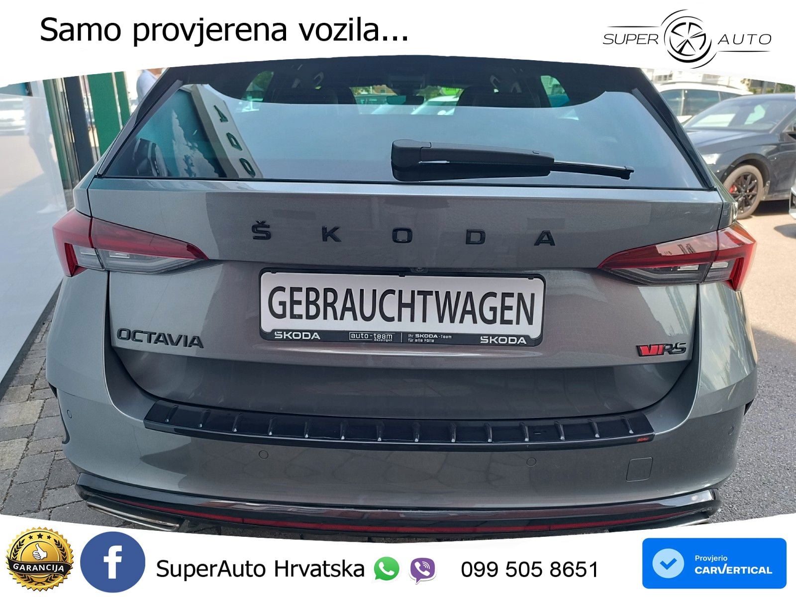 Škoda Octavia Combi RS 2.0 TDI (200 KS) DSG LED+GR SJED+ACC