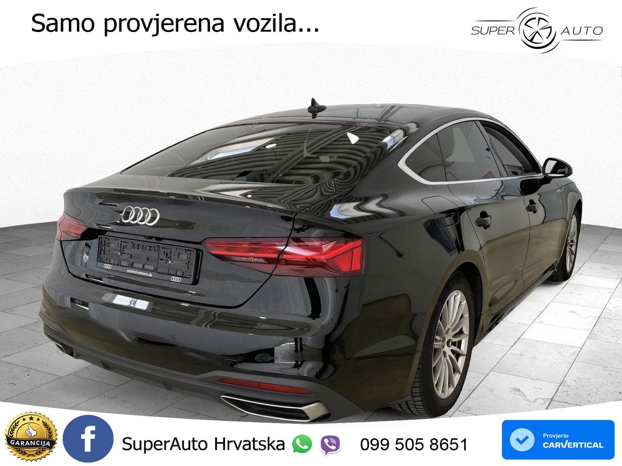 Audi A5 Sportback 40 TDI (204 KS) S tronic MATRIX+GR SJED+KAM
