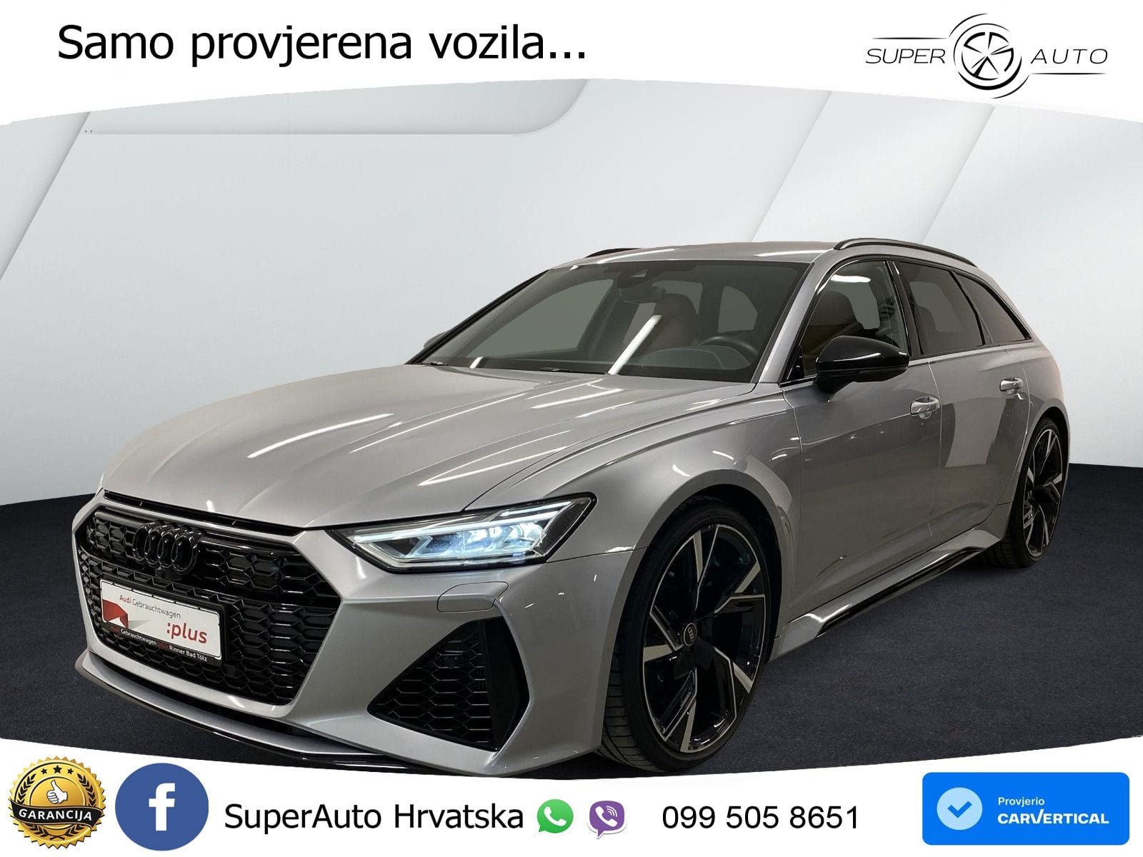 Audi RS6 Avant 4.0 TFSI V8 (600 KS) quattro Tiptronic