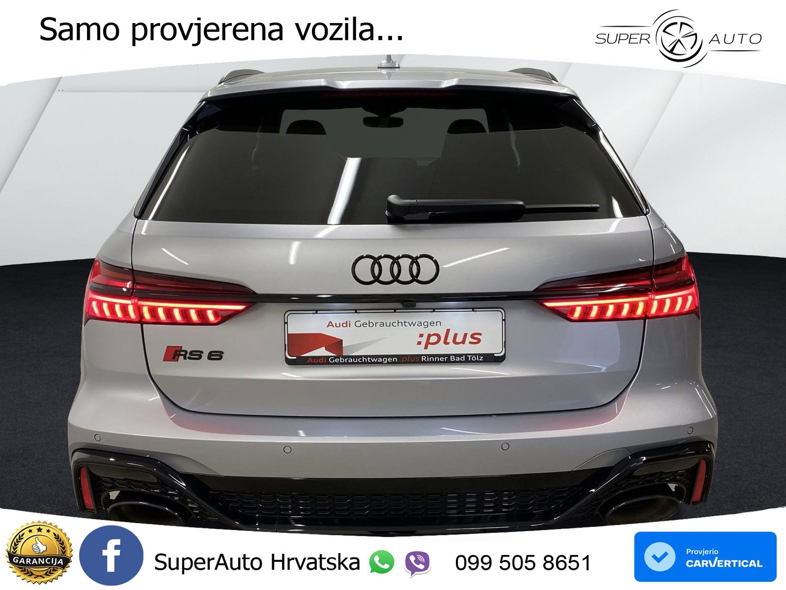Audi RS6 Avant 4.0 TFSI V8 (600 KS) quattro Tiptronic