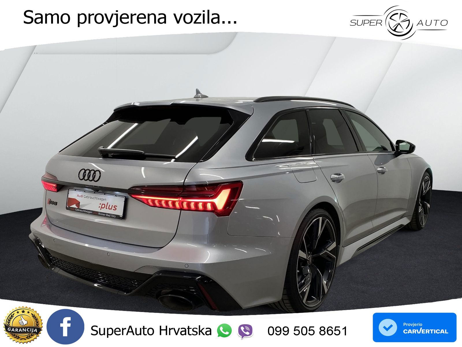 Audi RS6 Avant 4.0 TFSI V8 (600 KS) quattro Tiptronic