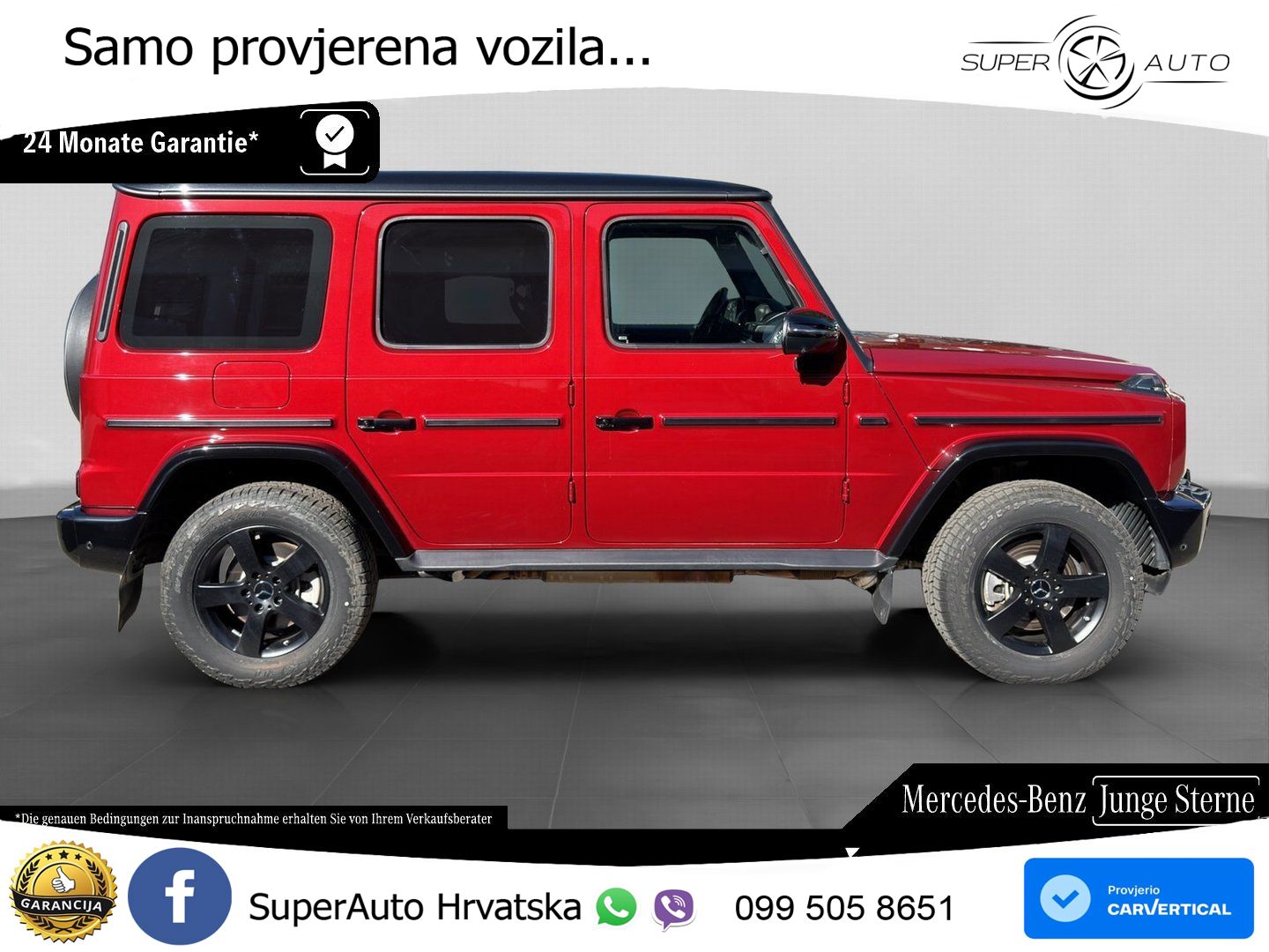 Mercedes G 500 Long (449 KS) 4MATIC 9G-TRONIC Exclusive LED+GR SJED+ACC