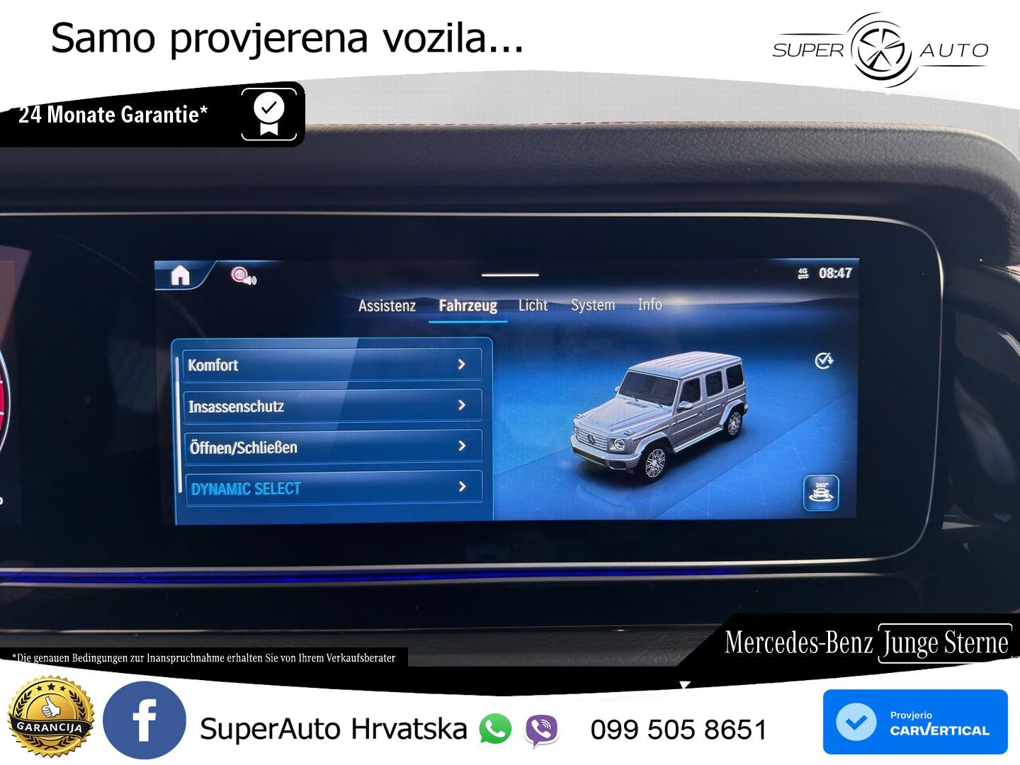 Mercedes G 500 Long (449 KS) 4MATIC 9G-TRONIC Exclusive LED+GR SJED+ACC