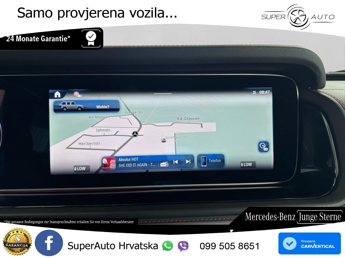 Mercedes G 500 Long (449 KS) 4MATIC 9G-TRONIC Exclusive LED+GR SJED+ACC