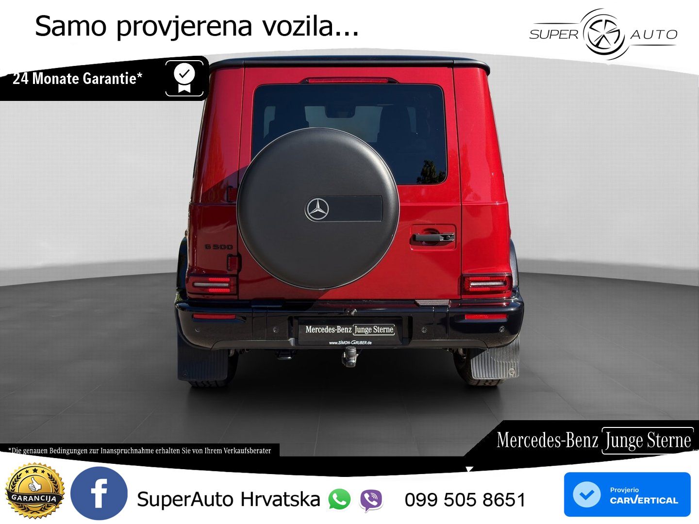 Mercedes G 500 Long (449 KS) 4MATIC 9G-TRONIC Exclusive LED+GR SJED+ACC