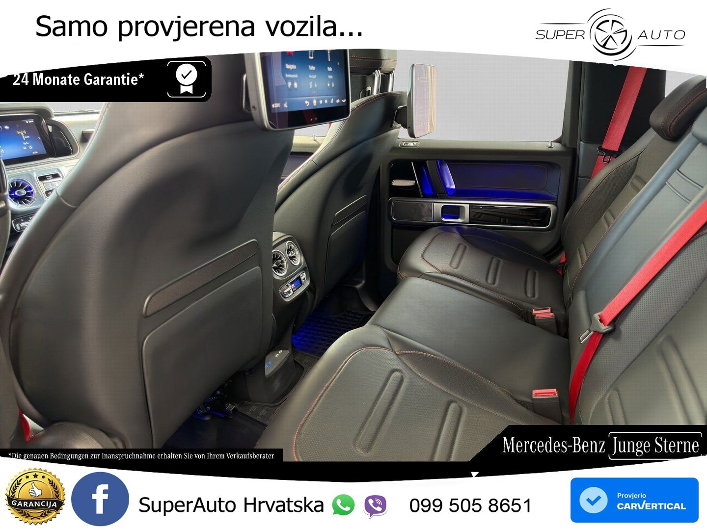 Mercedes G 500 Long (449 KS) 4MATIC 9G-TRONIC Exclusive LED+GR SJED+ACC