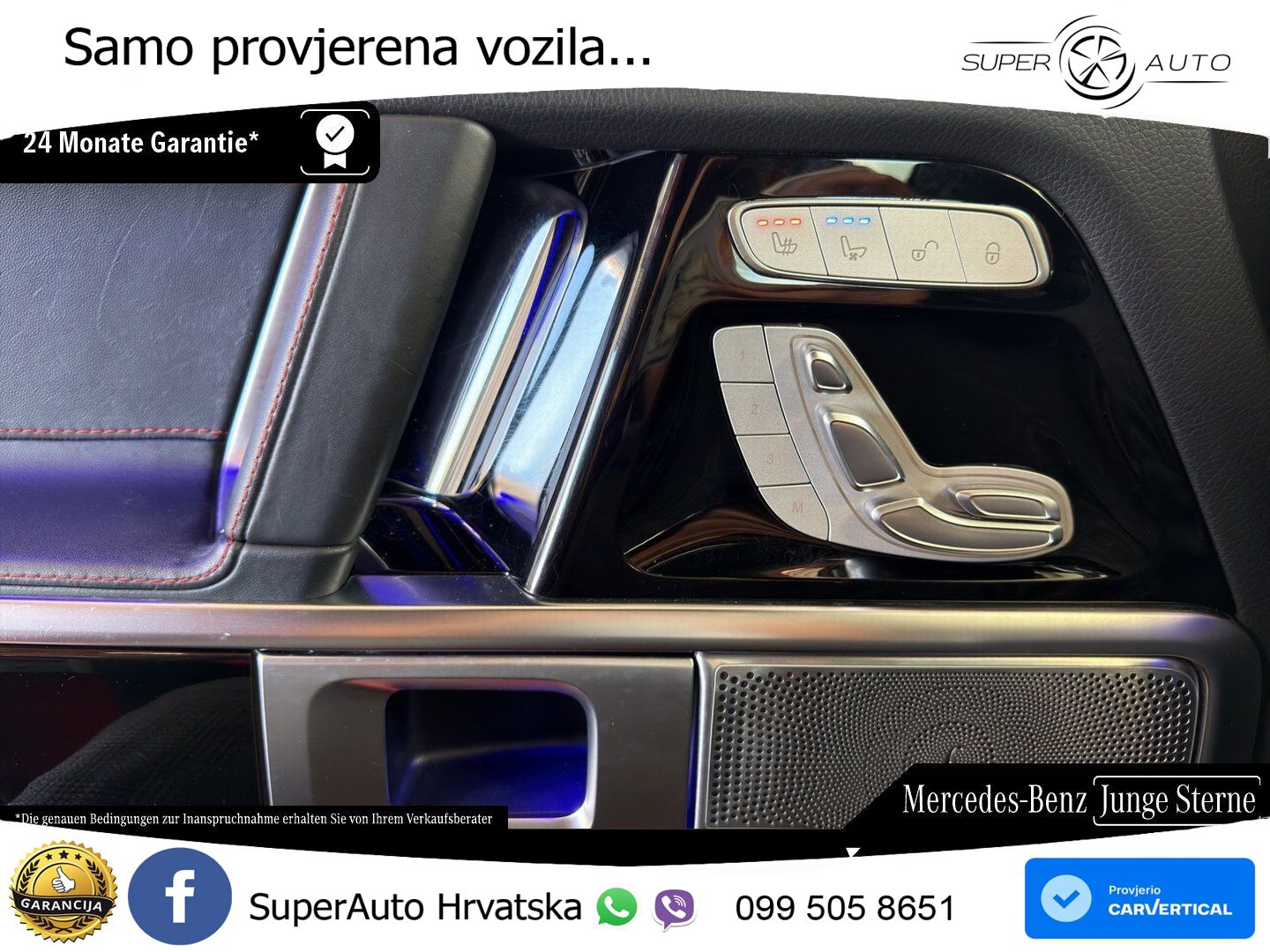 Mercedes G 500 Long (449 KS) 4MATIC 9G-TRONIC Exclusive LED+GR SJED+ACC