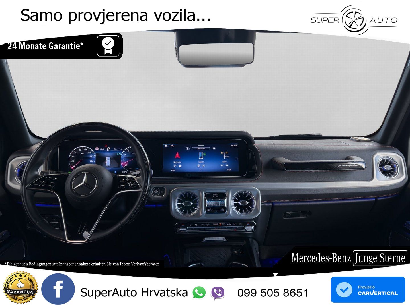 Mercedes G 500 Long (449 KS) 4MATIC 9G-TRONIC Exclusive LED+GR SJED+ACC