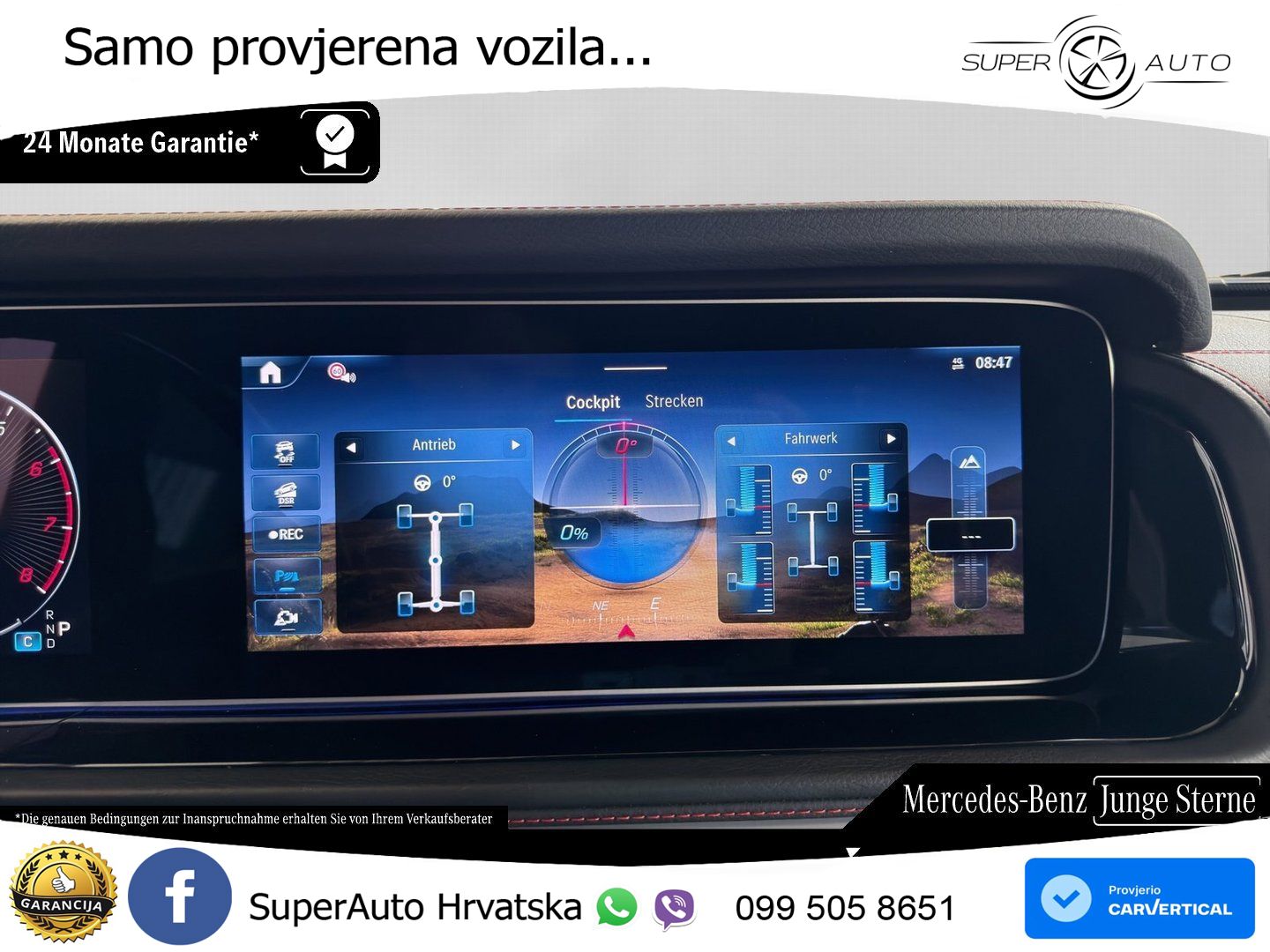Mercedes G 500 Long (449 KS) 4MATIC 9G-TRONIC Exclusive LED+GR SJED+ACC